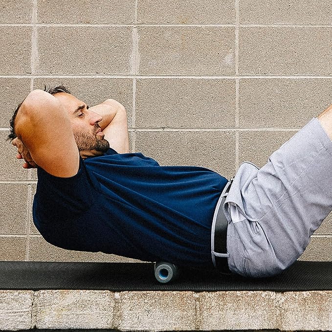 RAD Helix – Compact High-Density Exercise Foam Roller – Deep Tissue Myofascial Release for Back, Quads, Hamstrings & More – Muscle Recovery Tool for Stretching & Mobility