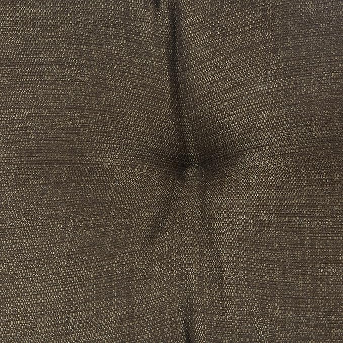 Klear Vu The Gripper Omega Non-Slip Tufted Bench Cushion for Indoor Furniture, Entryway Storage, Bay Window, Corner Nook or Piano Seat, 30 Inches, 05 Chestnut