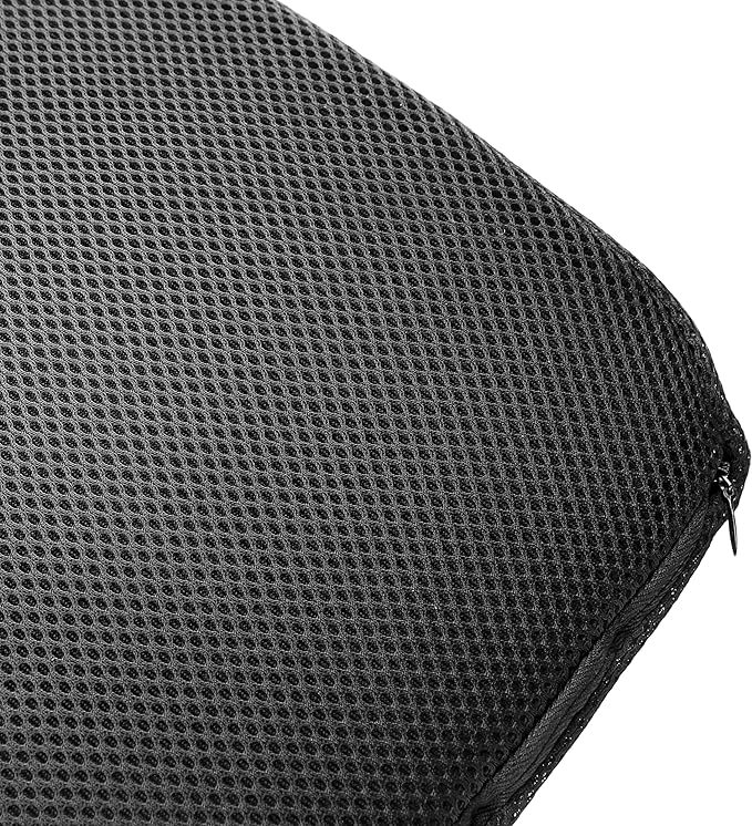 Custom Memory Foam Seat Cushion Soft Accessories for Indoor Exercise with Washable Cover, Straps for Rowing Machine, Recumbent Stationary Bike Pad