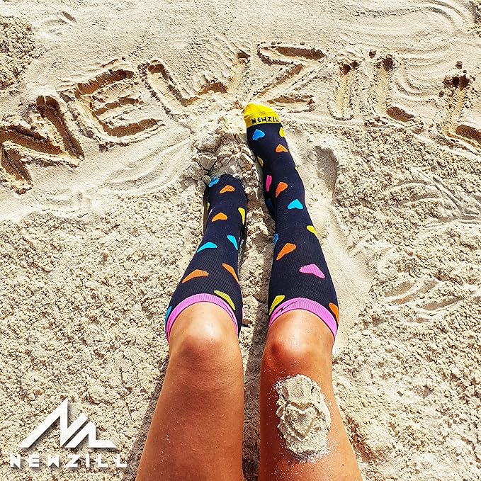 NEWZILL Medical Compression Socks for Women & Men Circulation 20-30 mmHg, Best Support for Running Athletic Cycling Nursing Travel Work and Fitness