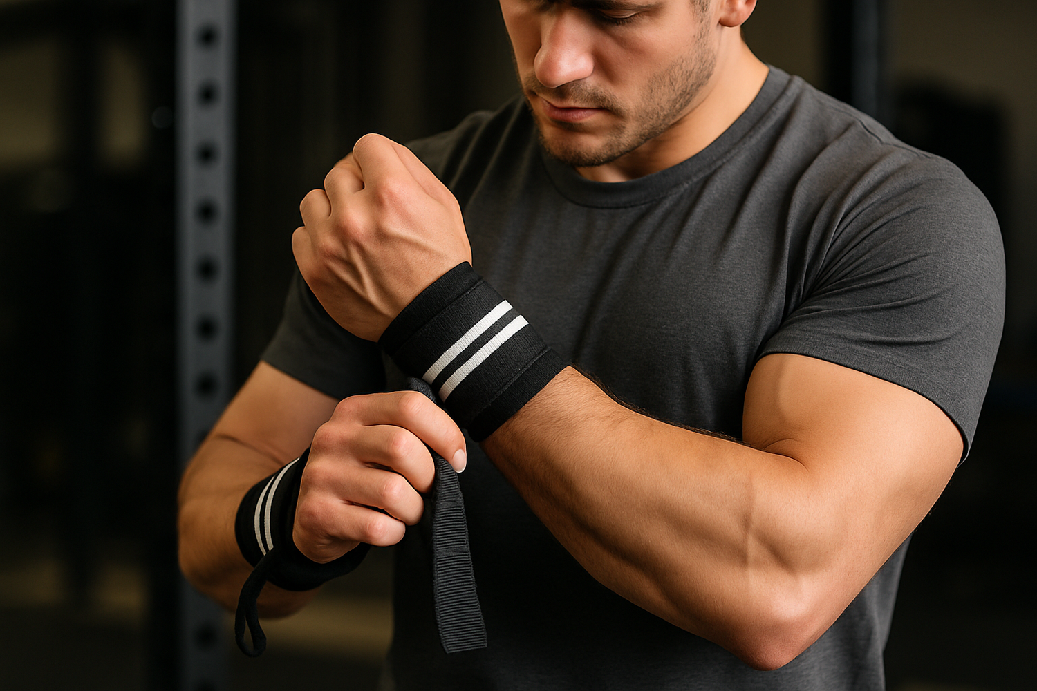 PrimeVita wrist wraps and lifting straps for fitness, wellness, and daily workout training gear