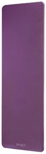 Gaiam Essentials Thick and Thin Yoga Mat Fitness & Exercise Mat with Easy-Cinch Carrier Strap
