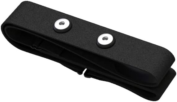 Heart Rate Monitor Chest Strap Replacement Band HR Sensor Adjustable Soft Belt Compatible with Polar Garmin Wahoo