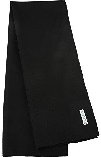 BUILTCOOL Adult Cooling Towel - Men & Women Chilly, Lightweight, Soft, Neck and Face Cooling Towel for Sport, Camping, Hunting, One Size, Black, 3 Pack