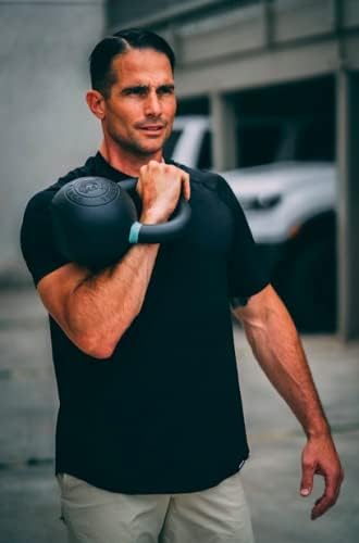 Kettlebell Kings Powder Coated Kettlebell Weights - 9-97 lb Strength Training Kettlebells for Men and Women - Hand Weights Workout Gym Equipment - Weights Set for Home Gym- New