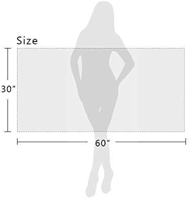 JML Microfiber Bath Towels, Bath Towel 6 Pack(30" x 60"), Oversized, Soft, Super Absortbent and Fast Drying, Multipurpose Use for Sports, Fitness, Yoga, Green-Floral Embossed