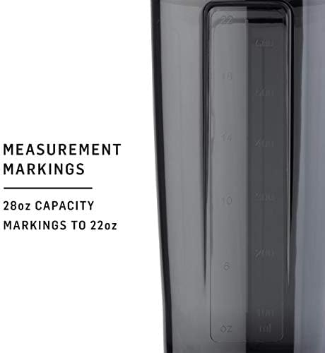 BlenderBottle Shaker Bottle Pro Series Perfect for Protein Shakes and Pre Workout, 28-Ounce, Cerulean Blue