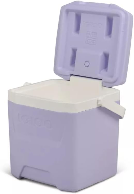 Igloos Cooler Hard-Sided Ice Chest, Insulated Portable Cooler, Heavy-Duty, Leak-Resistant Lid, Lightweight Ergonomic Handle