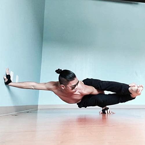 YogaPaws Elite Padded Anti Slip Grip Gloves for Women and Men for Yoga, Power Yoga, Pilates, Cycling, Crossfit, Outdoor Exercise, Weight Training and for Sweaty Hands