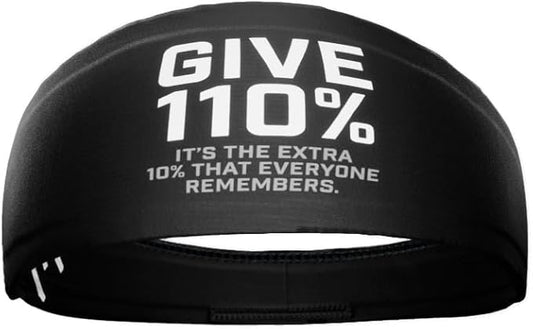 Unisex Headband/Sweatband. Best for Sports, Fitness, Working Out, Yoga. Tapered Design. Reversible.