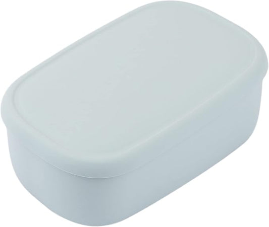 BLUE GINKGO Nesting Silicone Containers - Large Silicone Food Storage Container | BPA Free, Airtight, Dishwasher and Freezer Safe (47.5 oz) - Green