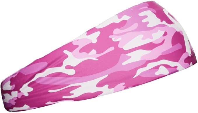 Unisex Headband/Sweatband. Best for Sports, Fitness, Working Out, Yoga. Tapered Design. Reversible.