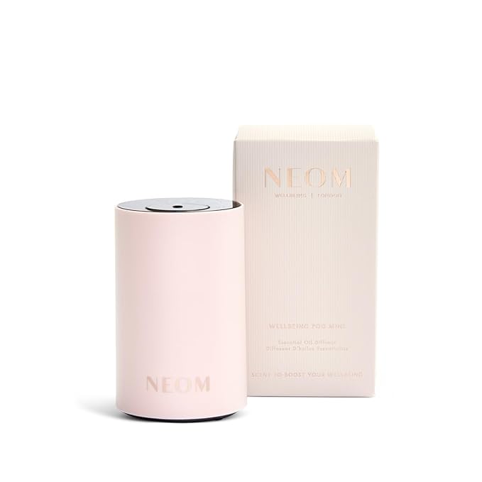 NEOM – Portable Wellbeing Pod Mini Essential Oil Diffuser Nude | Rechargeable USB & Waterless | Aromatherapy Oil Diffuser for Small Spaces