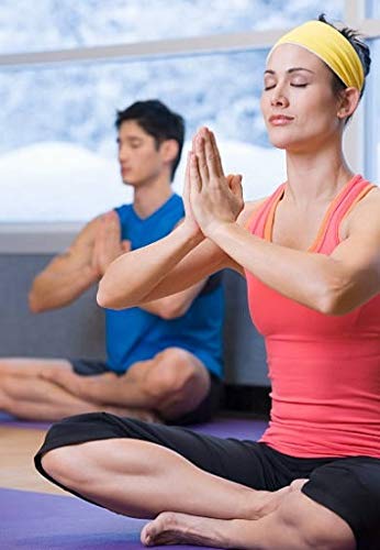 Kenz Laurenz Soft and Stretchy Elastic Cotton Headbands, Pack of 12, Neon Yellow