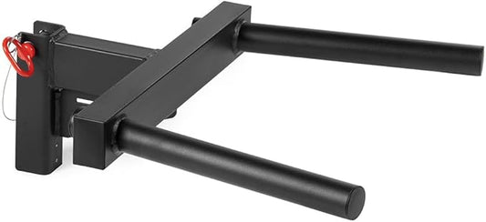 Titan Fitness Y-Dip Bar Fits T-2 Series Power Racks, Rack Mounted Dip Attachment, 550 LB Capacity, Dip Bar Station for Tricep Dips, Bodyweight Training, Calisthenics, Squat Rack