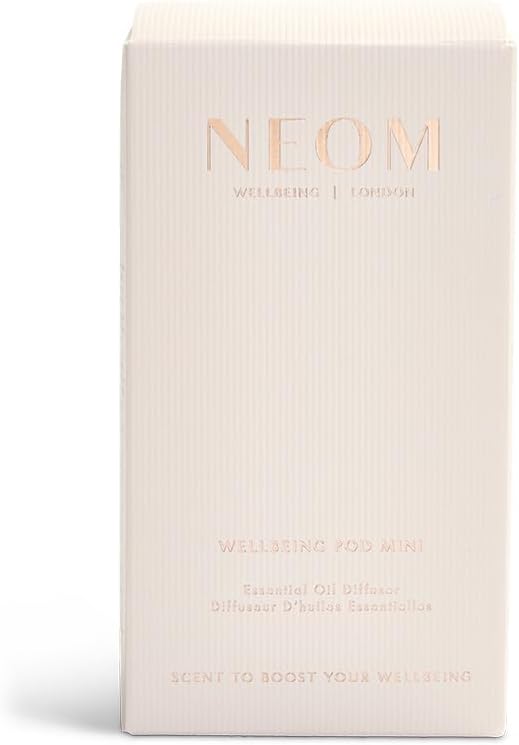 'NEOM – Portable Wellness Pod Mini Essential Oil Diffuser Black | Rechargeable USB & Waterless | Aromatherapy Oil Diffuser for Small Spaces