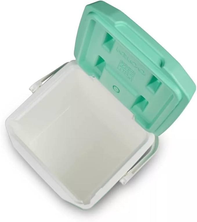 Igloos Cooler Hard-Sided Ice Chest, Insulated Portable Cooler, Heavy-Duty, Leak-Resistant Lid, Lightweight Ergonomic Handle