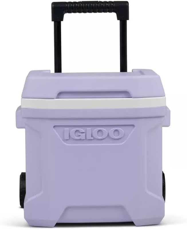 Igloos Cooler Hard-Sided Ice Chest, Insulated Portable Cooler, Heavy-Duty, Leak-Resistant Lid, Lightweight Ergonomic Handle