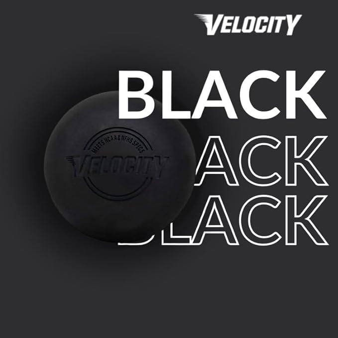 Velocity Lacrosse Balls - 1, 2, 3, 6, 12, 18, 24, 36, 60 and 120 Packs - for Practice, Official NFHS and College Approved Size