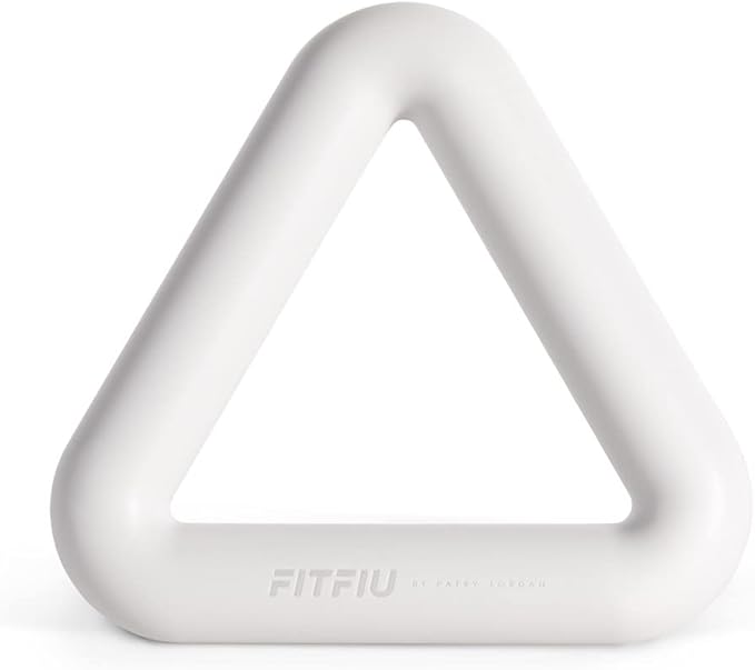 Fitfiu Fitness Pack of 4 Pilates Accessories: 1 Weights 2 Wristbands 2 Dumbbells 2 Dumbbells 2 Sliding Discs 1 Steel Elastic Band in White Silicone
