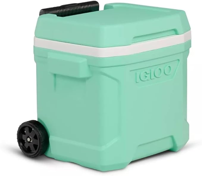 Igloos Cooler Hard-Sided Ice Chest, Insulated Portable Cooler, Heavy-Duty, Leak-Resistant Lid, Lightweight Ergonomic Handle