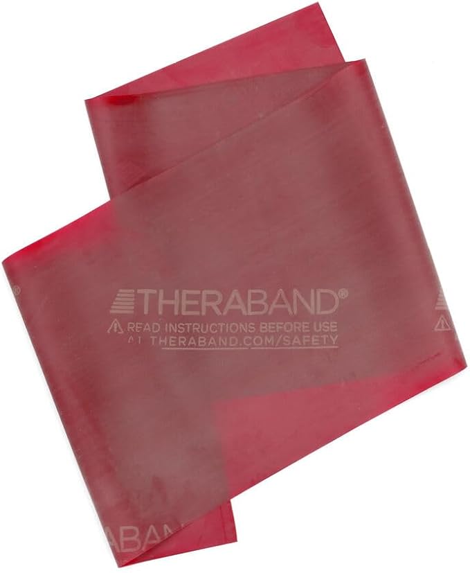THERABAND Resistance Band, Black, Special Heavy, 50-Yard Roll, Latex Elastic Band for Exercise