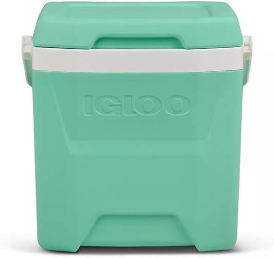Igloos Cooler Hard-Sided Ice Chest, Insulated Portable Cooler, Heavy-Duty, Leak-Resistant Lid, Lightweight Ergonomic Handle