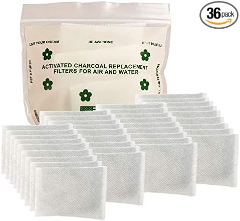 Green Piece® All-Natural Baby Diaper Pail Deodorizer - Pack of 36 - Activated Charcoal - Compatible with Diaper Pails, Shoe Closets - Made by Green Piece Mfg