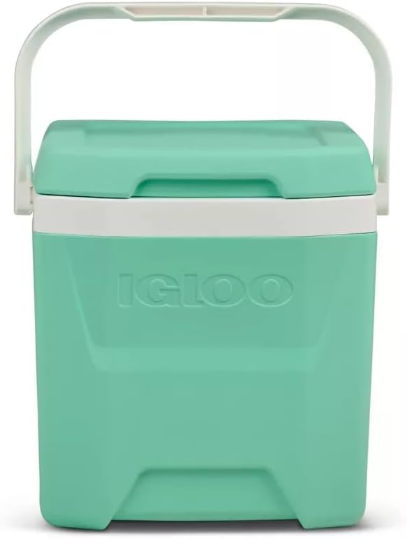 Igloos Cooler Hard-Sided Ice Chest, Insulated Portable Cooler, Heavy-Duty, Leak-Resistant Lid, Lightweight Ergonomic Handle