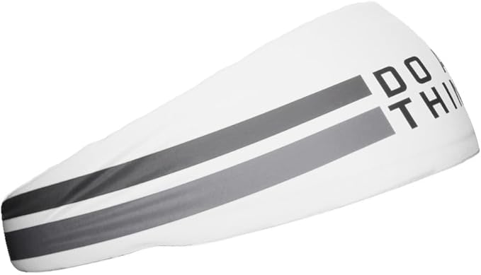 Unisex Headband/Sweatband. Best for Sports, Fitness, Working Out, Yoga. Tapered Design. Reversible.