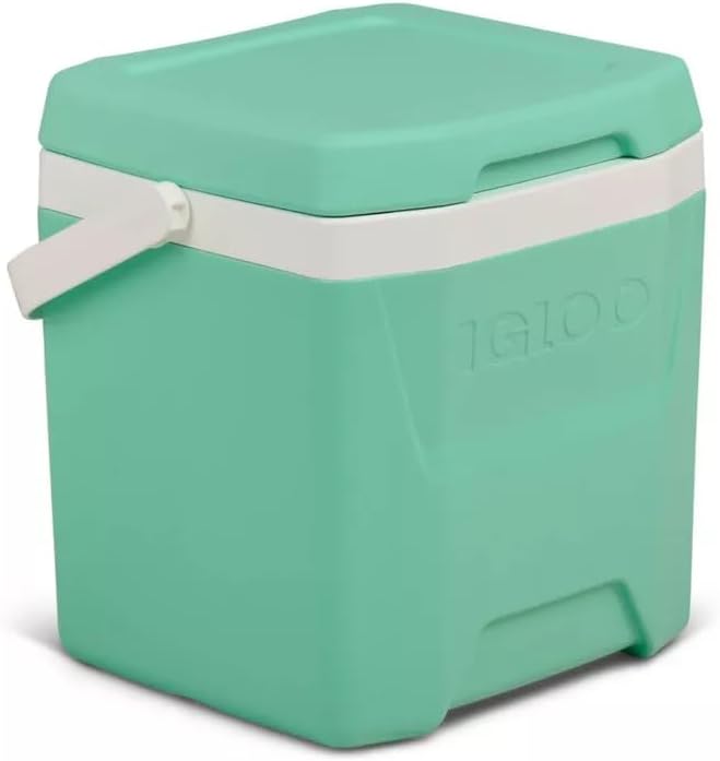 Igloos Cooler Hard-Sided Ice Chest, Insulated Portable Cooler, Heavy-Duty, Leak-Resistant Lid, Lightweight Ergonomic Handle