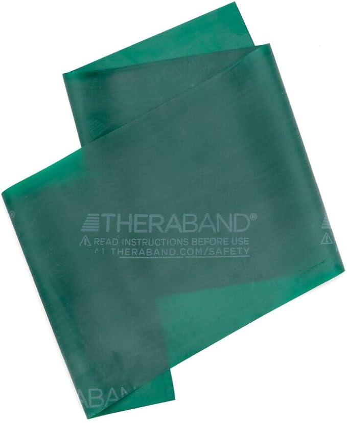 THERABAND Resistance Band, Black, Special Heavy, 50-Yard Roll, Latex Elastic Band for Exercise