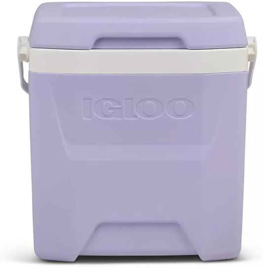 Igloos Cooler Hard-Sided Ice Chest, Insulated Portable Cooler, Heavy-Duty, Leak-Resistant Lid, Lightweight Ergonomic Handle