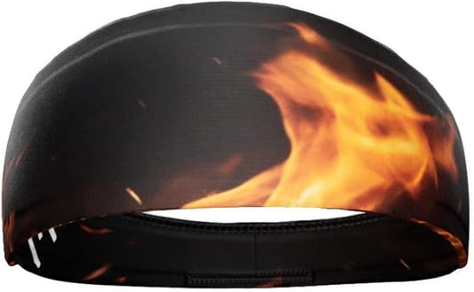 Unisex Headband/Sweatband. Best for Sports, Fitness, Working Out, Yoga. Tapered Design. Reversible.