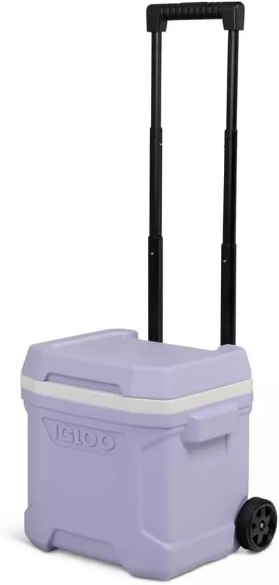 Igloos Cooler Hard-Sided Ice Chest, Insulated Portable Cooler, Heavy-Duty, Leak-Resistant Lid, Lightweight Ergonomic Handle