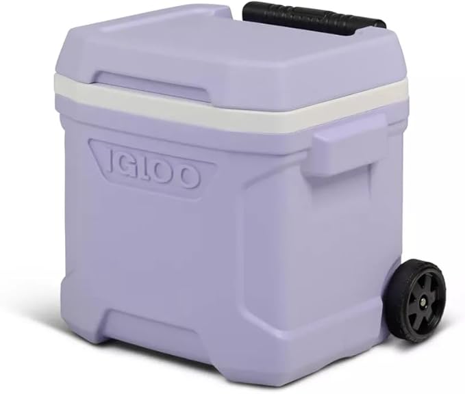 Igloos Cooler Hard-Sided Ice Chest, Insulated Portable Cooler, Heavy-Duty, Leak-Resistant Lid, Lightweight Ergonomic Handle