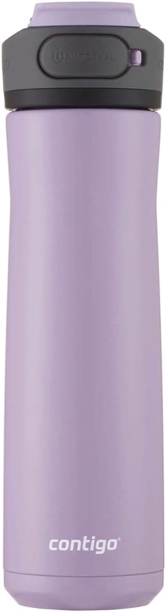 Contigo Cortland Chill 2.0 24oz. Insulated Stainless Steel Water Bottle with AUTOSEAL Lid Lavender