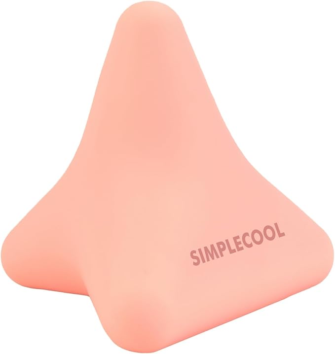 Trigger Point Massage Tool. Massager Ball for Deep Tissue Myofascial Release Physical Therapy Foot Plantar Fasciitis Pain Relief Muscle Knot Psoas Hip Flexor Iliacus Release. 3×2.6 in (Pink)