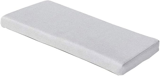 36 x 18 Inch Piano Bench cushons for Indoor Furniture with Ties Non Slip Kitchen Dining Room Bench seat Cushion for Show Storage, Window, Settee, Ottoman，Beige