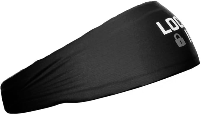 Unisex Headband/Sweatband. Best for Sports, Fitness, Working Out, Yoga. Tapered Design. Reversible.