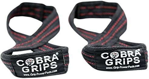 Deadlift Straps Figure 8 Loop Lifting Straps The #1 Choice for Power Lifters weightlifters workout Enthusiasts