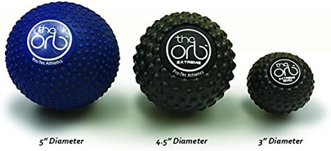 Pro-Tec Athletics Orb Massage Balls, Vary in Size and Color, Deep Tissue Massage, Muscle Relief, Hamstring, Quadriceps, Calf, Multi-Directional Massage Ball, Enhance Performance, Adult, Working Out.