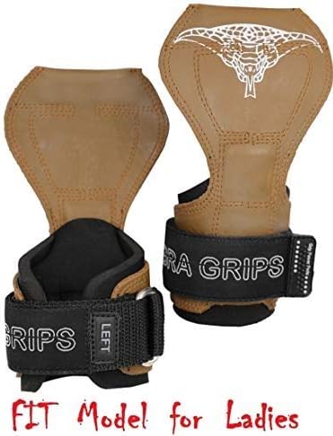 Cobra Grips PRO Weight Lifting Gloves Heavy Duty Straps Alternative Power Lifting Hooks for Deadlifts Adjustable Neoprene Padded Wrist Support Bodybuilding