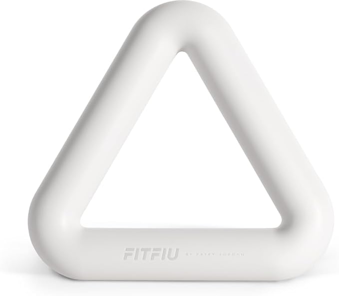 Fitfiu Fitness Pack of 4 Pilates Accessories: 1 Weights 2 Wristbands 2 Dumbbells 2 Dumbbells 2 Sliding Discs 1 Steel Elastic Band in White Silicone