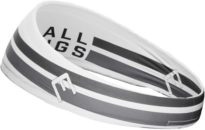 Unisex Headband/Sweatband. Best for Sports, Fitness, Working Out, Yoga. Tapered Design. Reversible.