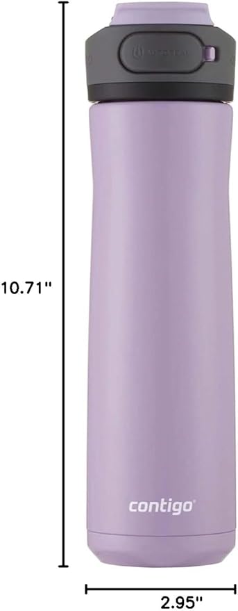 Contigo Cortland Chill 2.0 24oz. Insulated Stainless Steel Water Bottle with AUTOSEAL Lid Lavender
