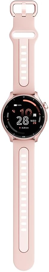 Cubitt Aura Pro Smartwatch/Fitness Tracker with 1.43" Touch AMOLED Screen, Bluetooth Call, Built in GPS, 60+ Sports, Blood Oxygen, Heart Rate, Stress/Sleep Monitor, Waterproof, Step Counter, Compass