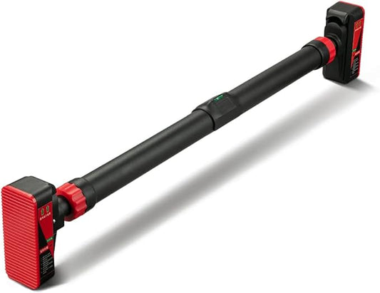 440 Lbs Capacity,Pull Up Bar for Doorway, Adjustable Chin Up Bar 27.2" to 36.2" Width, No Screw & No Drilling Home Gym Equipment with Bubble Level for Apartment
