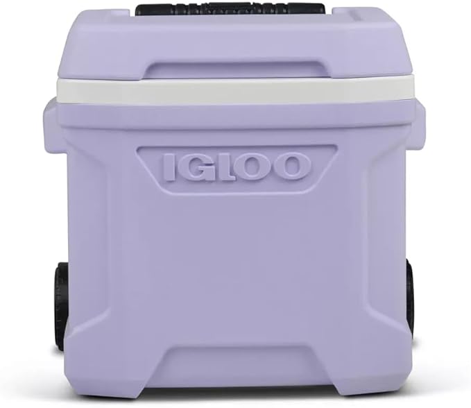 Igloos Cooler Hard-Sided Ice Chest, Insulated Portable Cooler, Heavy-Duty, Leak-Resistant Lid, Lightweight Ergonomic Handle
