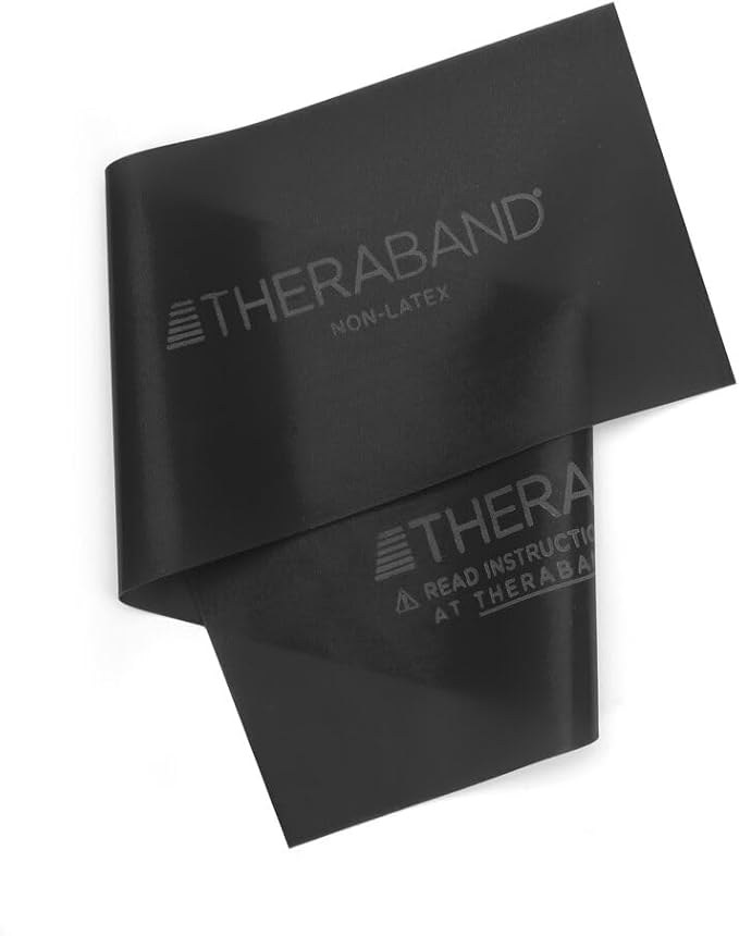 THERABAND Resistance Band 25 Yard Roll, Non-Latex Professional Elastic Stretch Bands for Upper & Lower Body Exercise Workouts, Physical Therapy, Lower Pilates, Flexibility, & Rehab, Dispenser Box